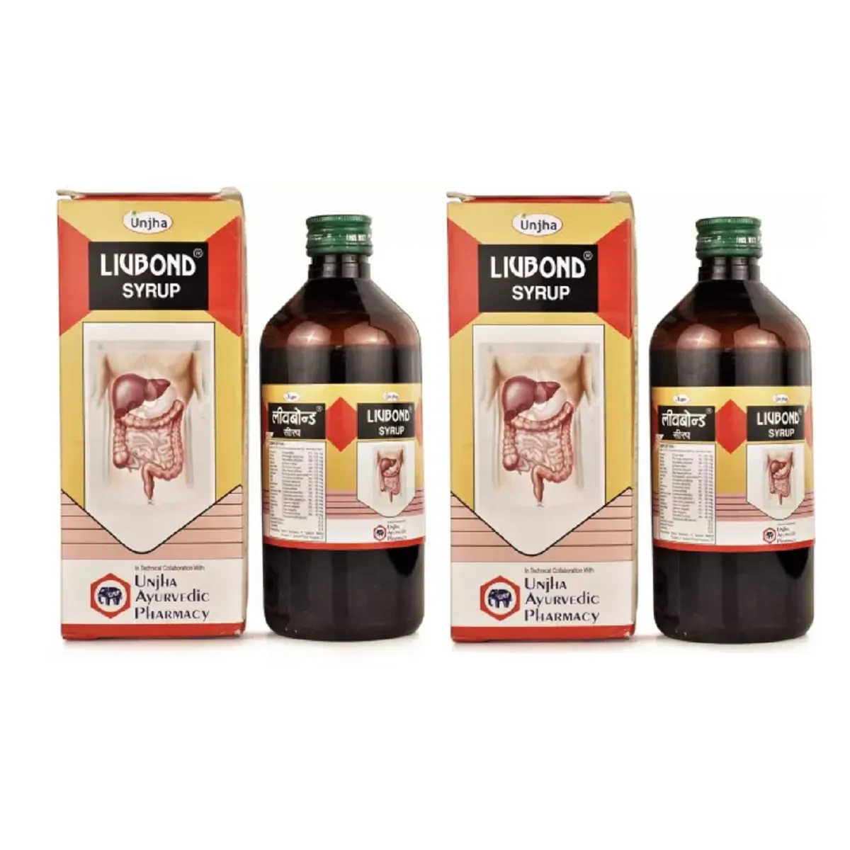 Unjha Livbond Syrup 450ml, Pack of 2