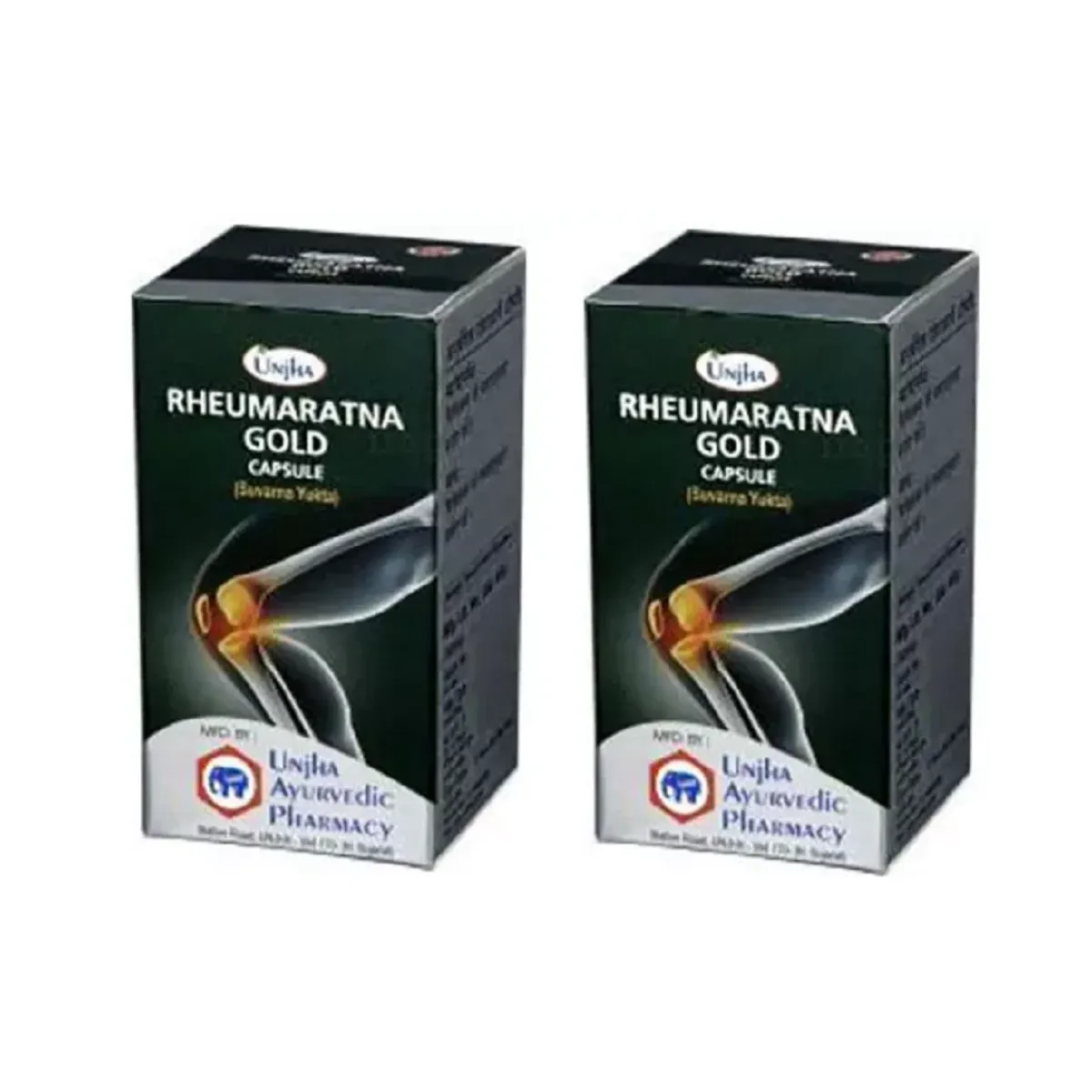 Unjha Rheumaratna Gold Capsules 30caps, Pack of 2