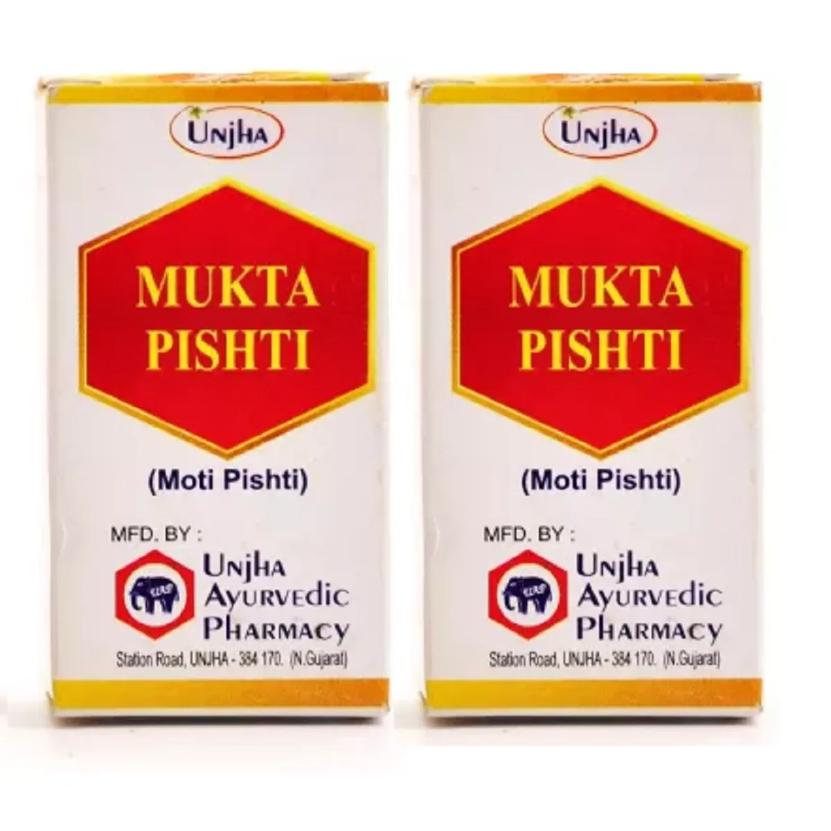Unjha Mukta Pishti 1g, Pack of 2