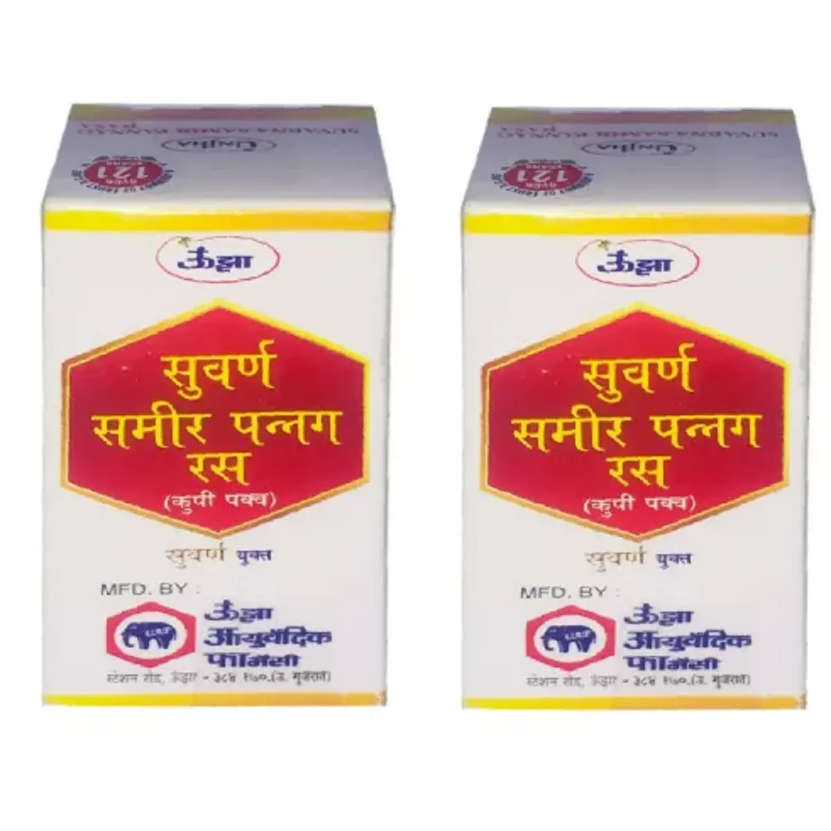 Unjha Swarna Sameer Pannag Ras 1g, Pack of 2