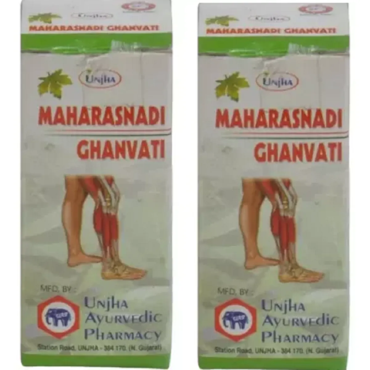 Unjha Maharasnadi Ghan Vati 200tab, Pack of 2