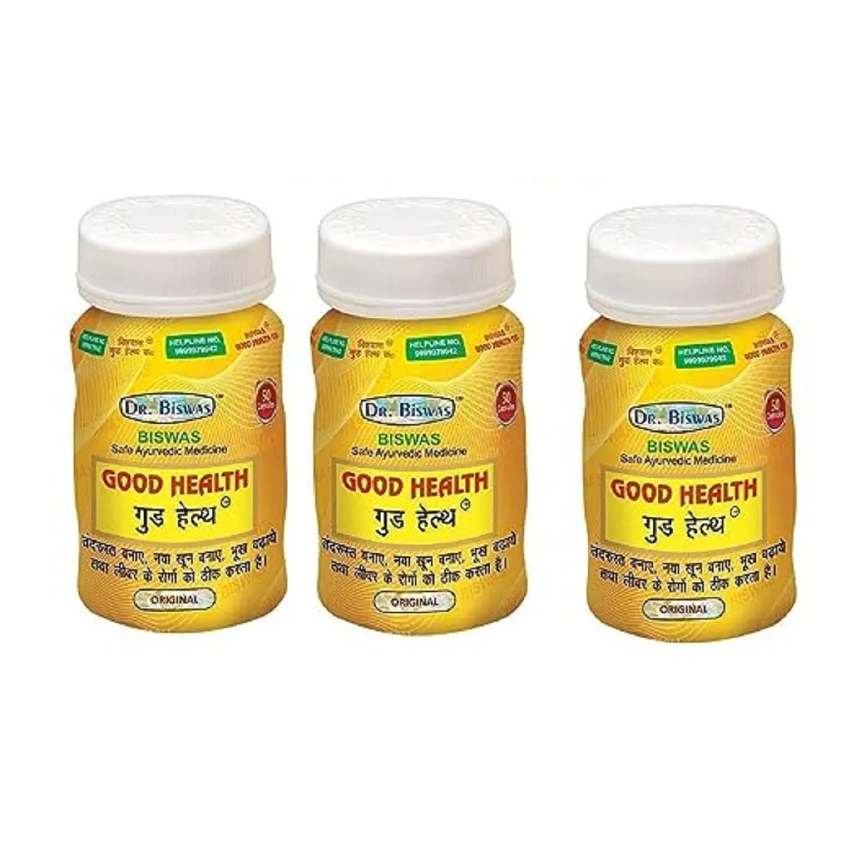 Dr Biswas Good Health Capsule 50caps, Pack of 3