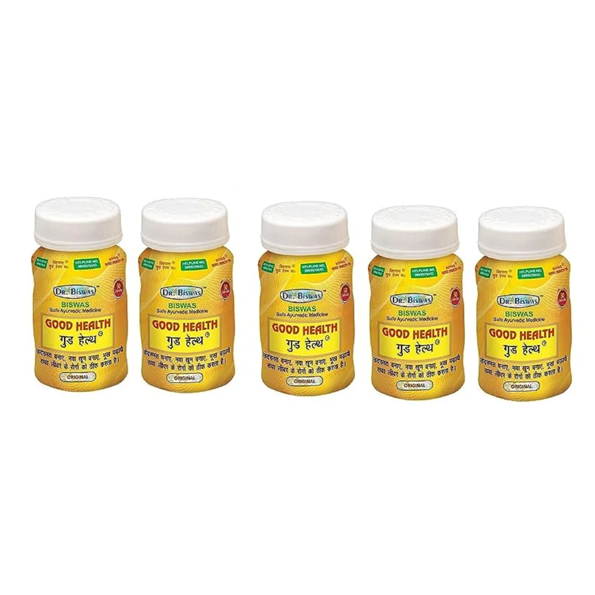 Dr Biswas Good Health Capsule 50caps, Pack of 5
