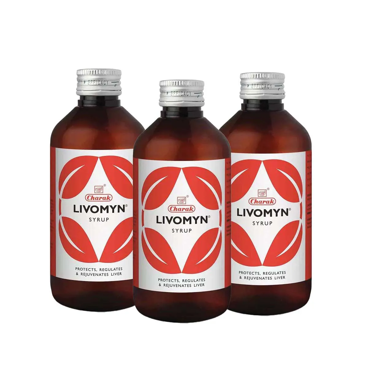 Charak Livomyn Syrup 450ml, Pack of 3