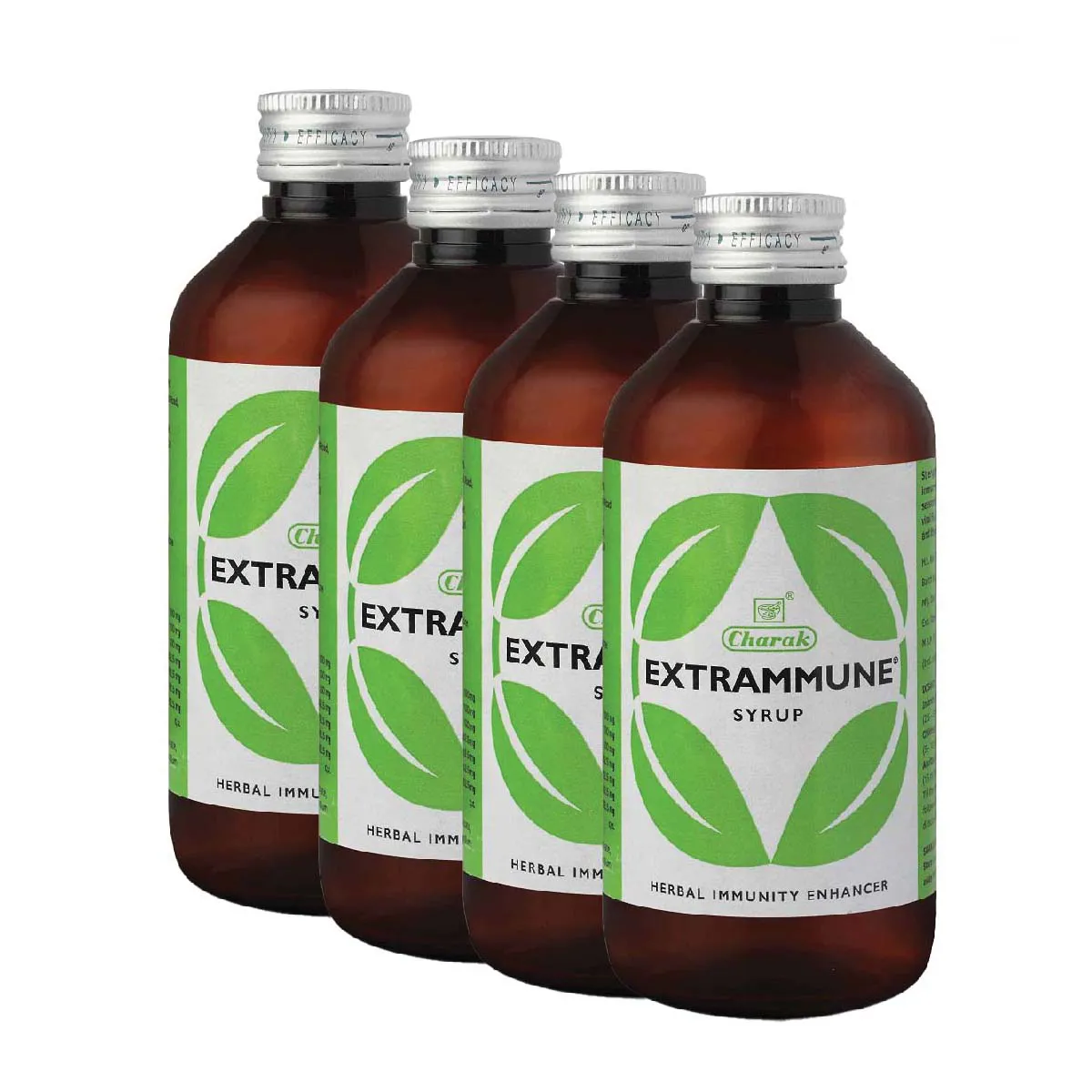 Charak Extrammune Syrup 200ml, Pack of 4