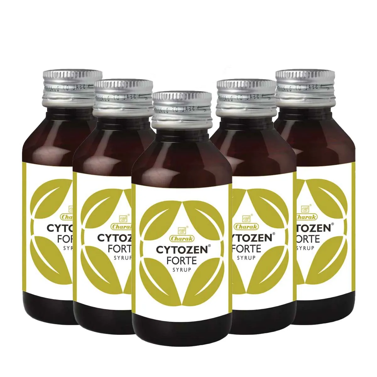 Charak Cystozen Forte Syrup 100ml, Pack of 5