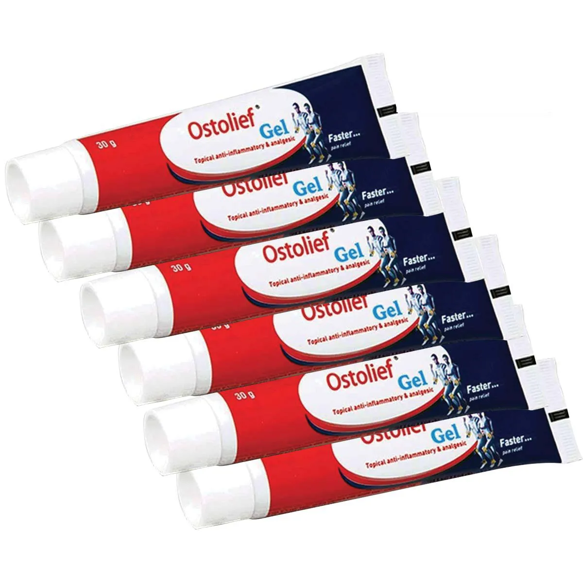 Charak Ostoleif Gel 30g, Pack of 6