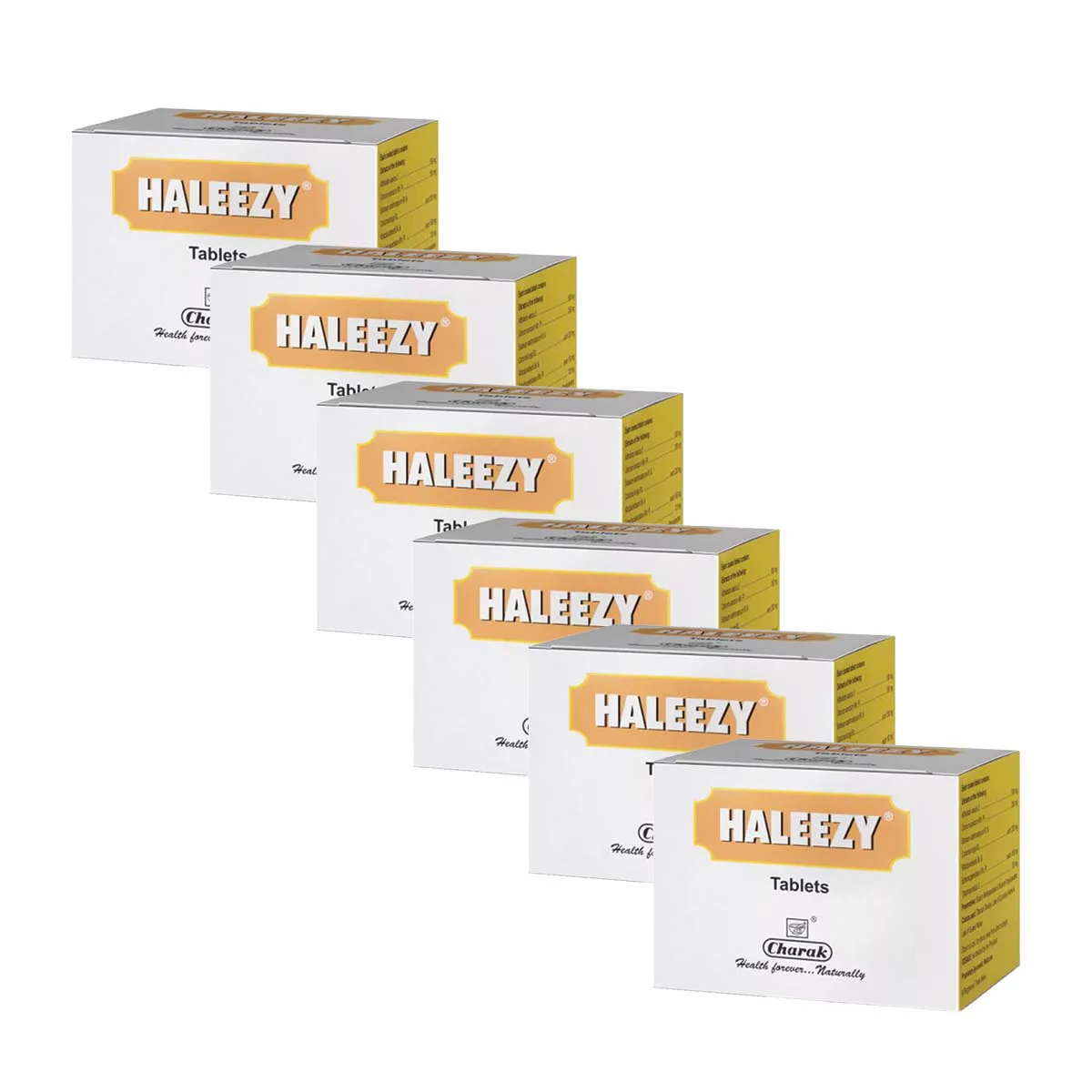 Charak Haleezy Tablet 30tab, Pack of 6