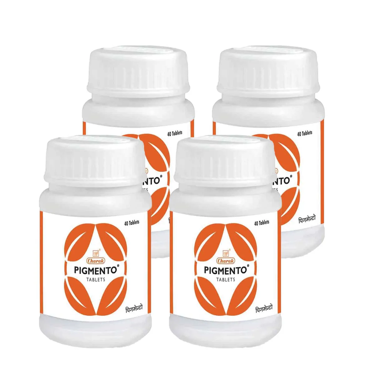 Charak Pigmento Tablets 40tab, Pack of 4