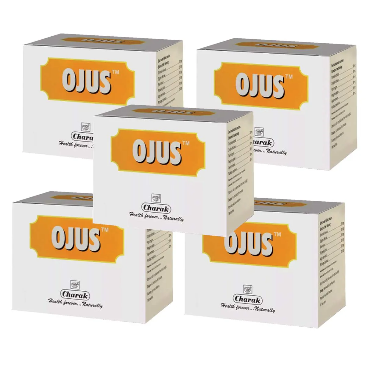 Charak Ojus Tablet 30tab, Pack of 5