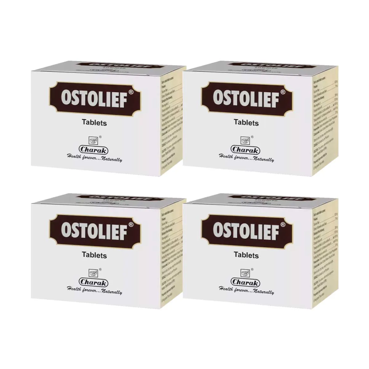Charak Ostolief Tablet 30tab, Pack of 4