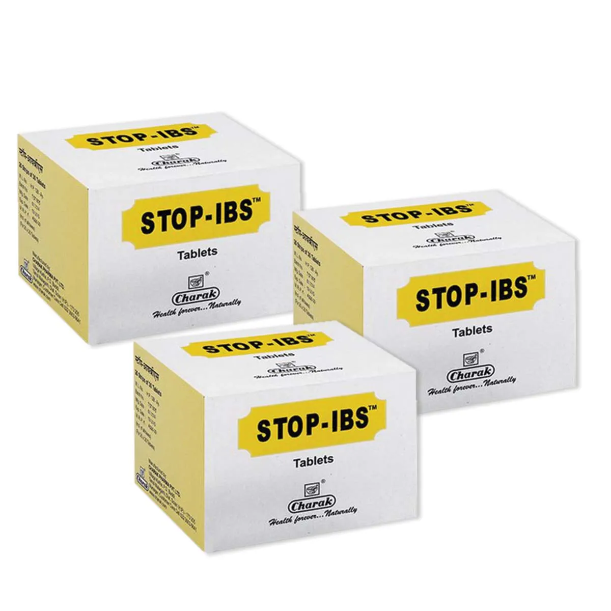 Charak Stop IBS Tablet 30tab, Pack of 3
