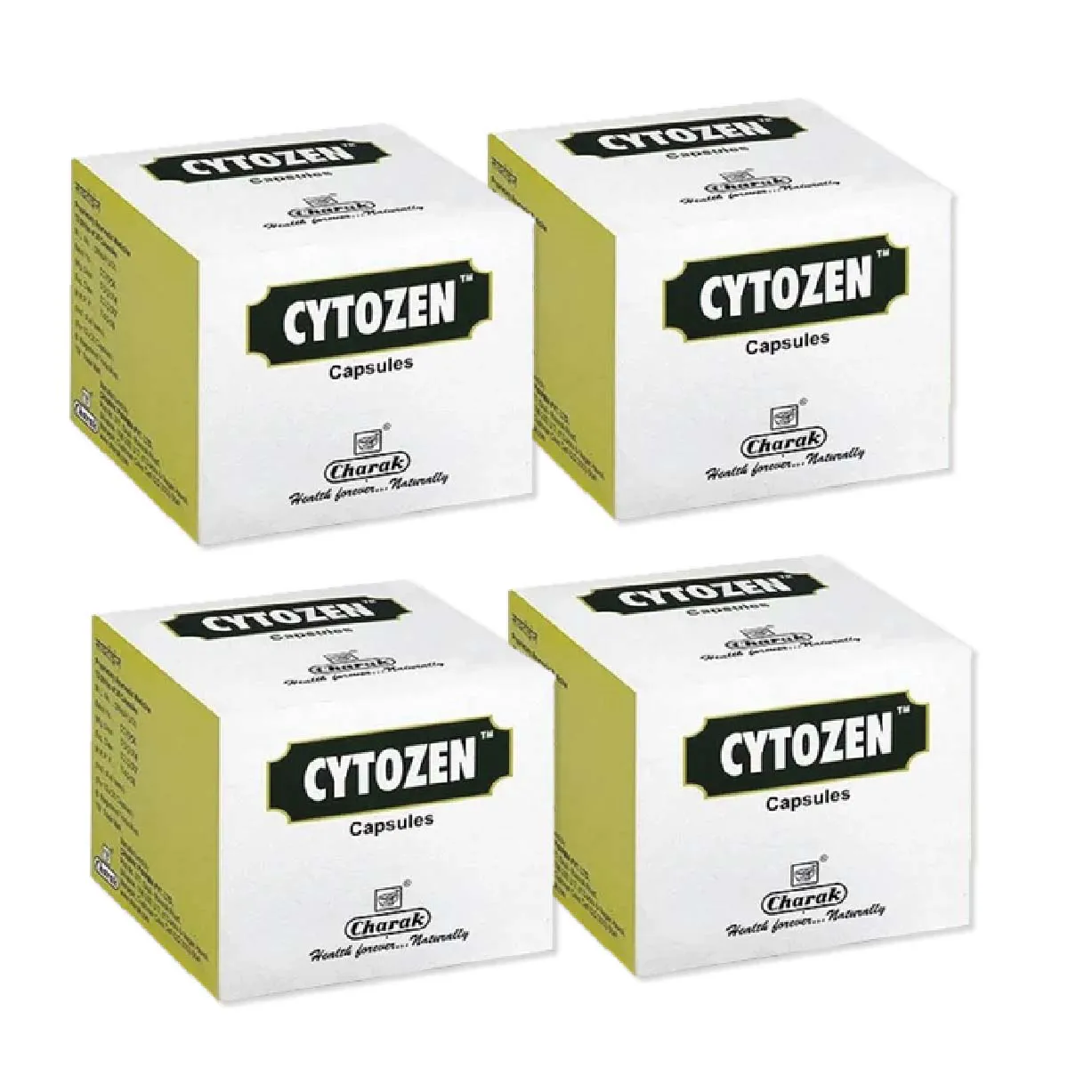 Charak Cystozen Capsule 20caps, Pack of 4