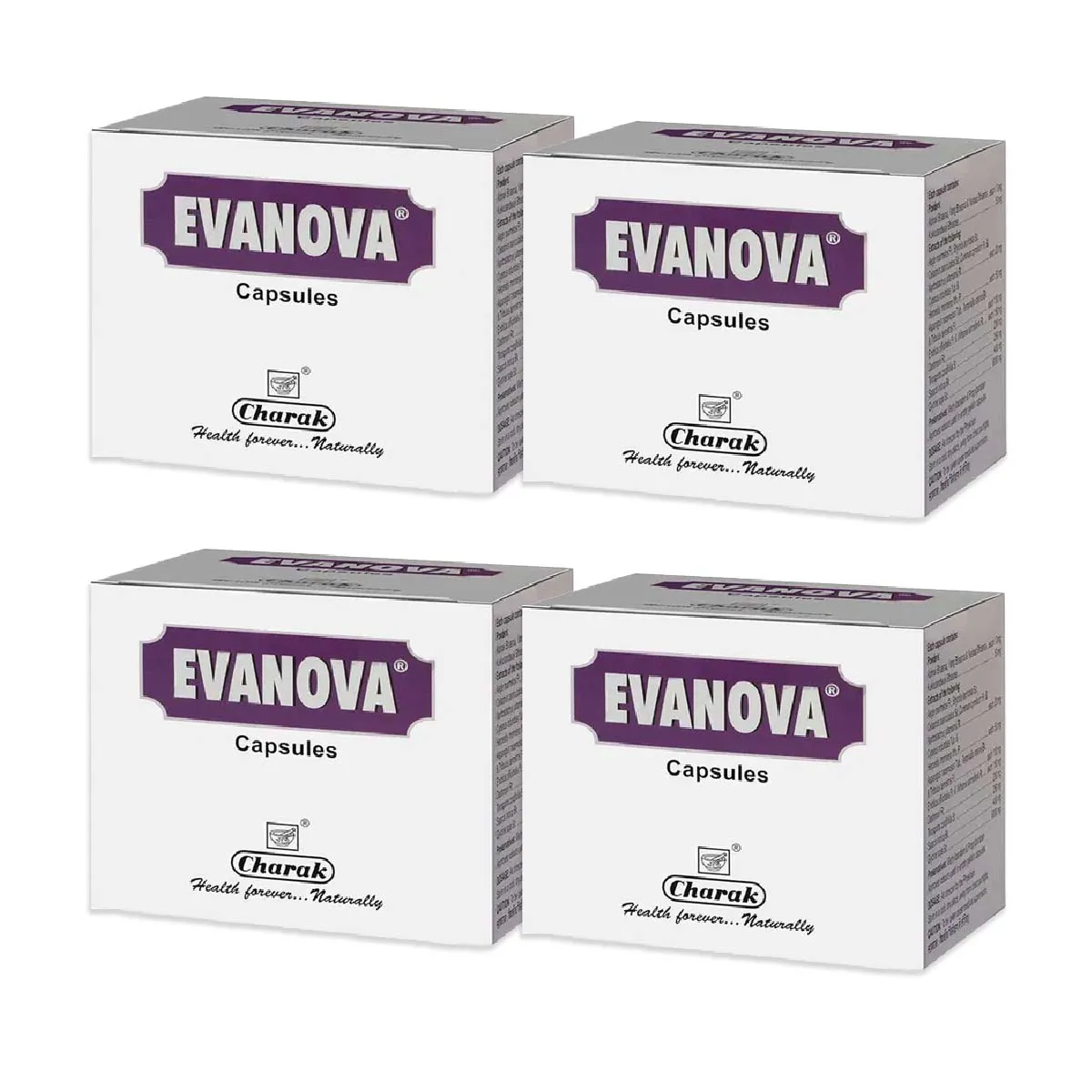 Charak Evanova Capsule 20caps, Pack of 4