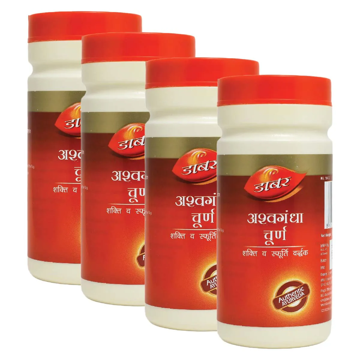 Dabur Ashwagandha Churna 100g, Pack of 4