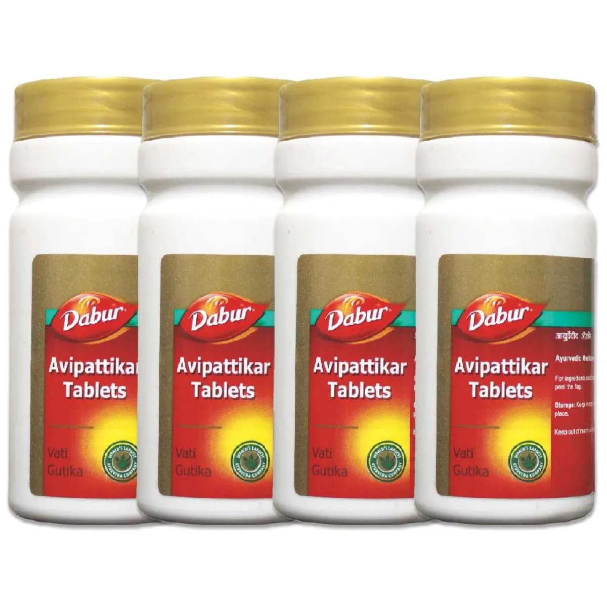 Dabur Avipattikar Tablets 60tab, Pack of 4