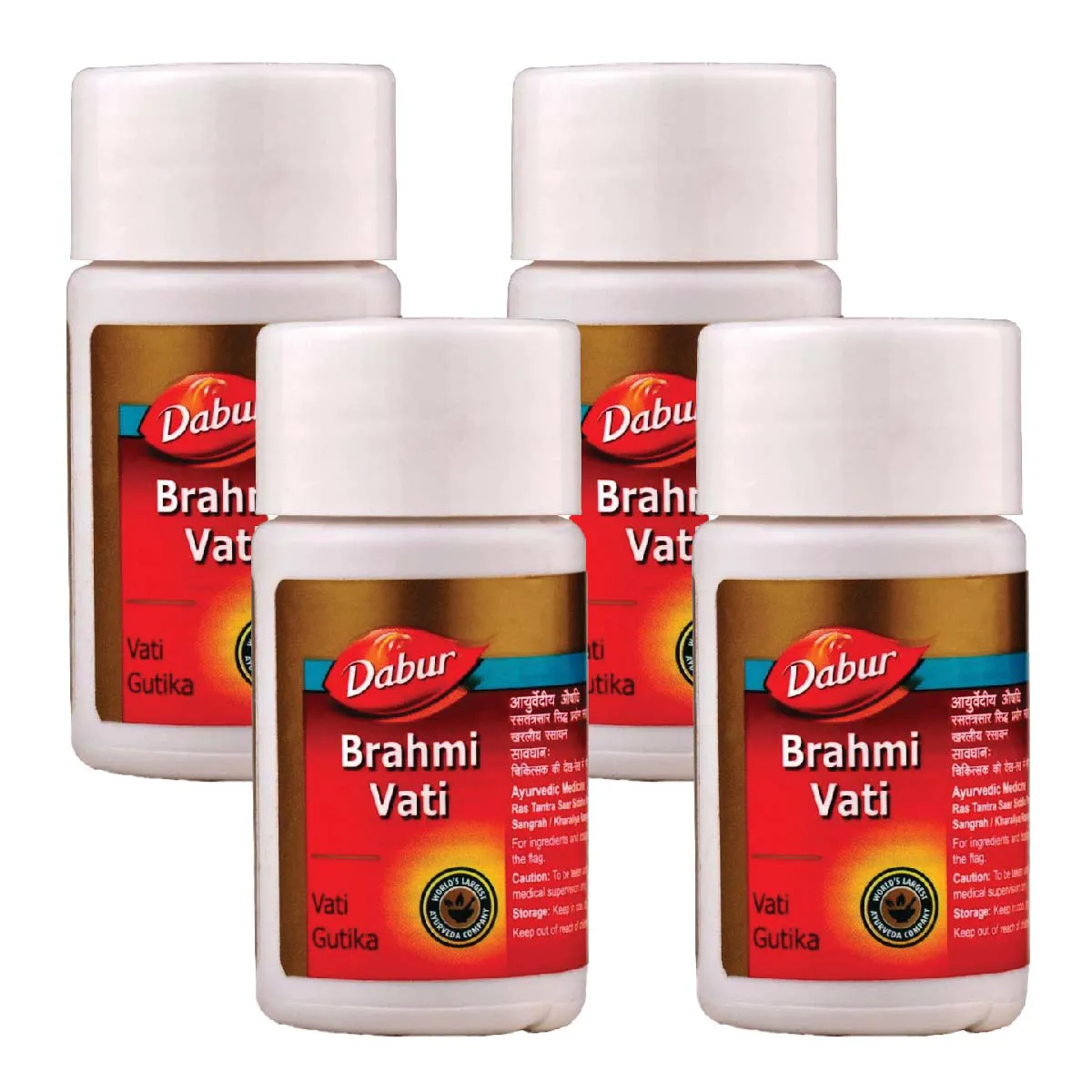 Dabur Brahmi Vati 40tab, Pack of 4