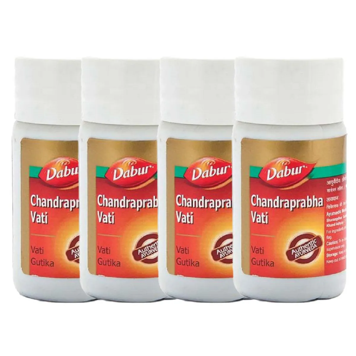 Dabur Chandra prabha Vati 80tab, Pack of 4
