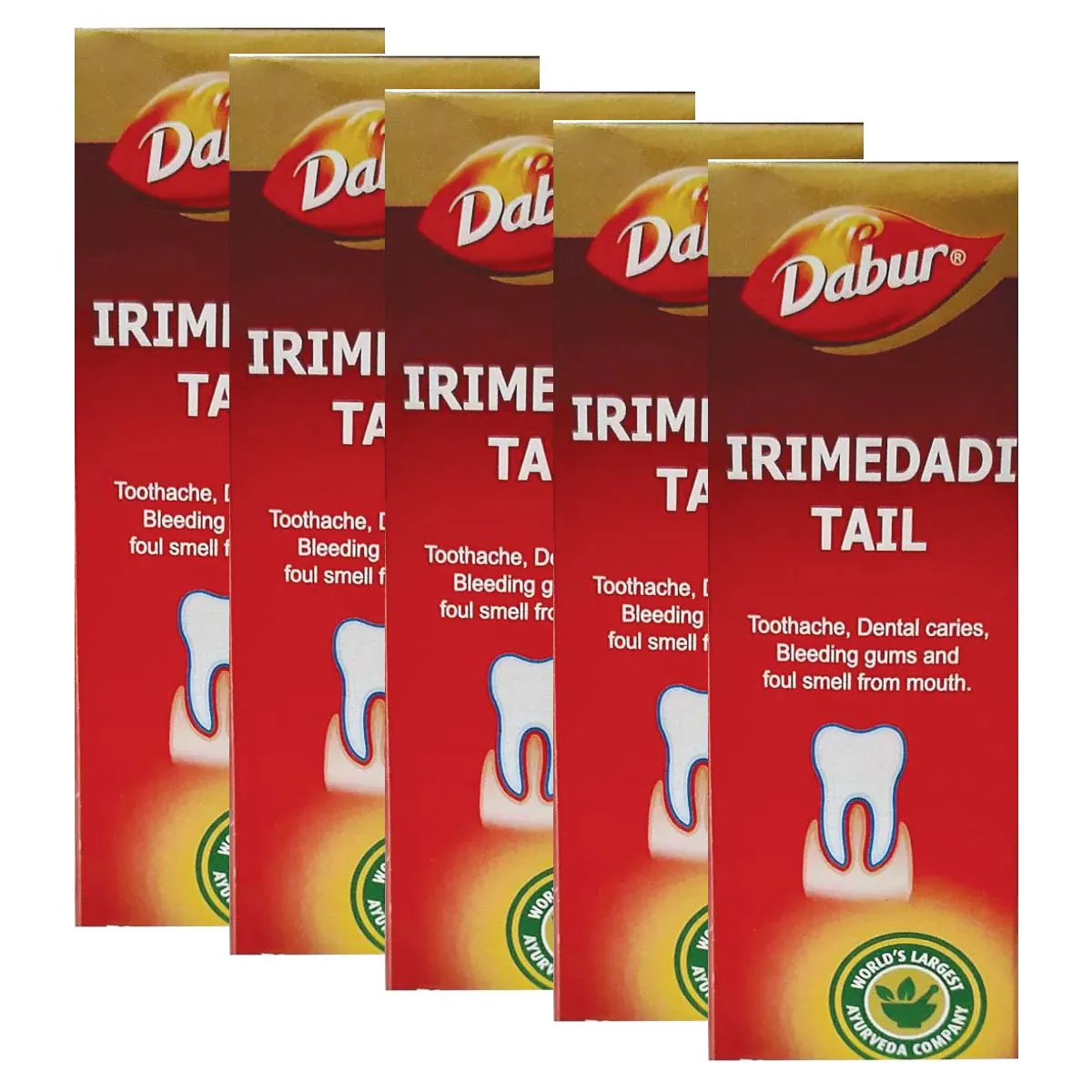 Dabur Irimedadi Tail/Oil 50ml, Pack of 5