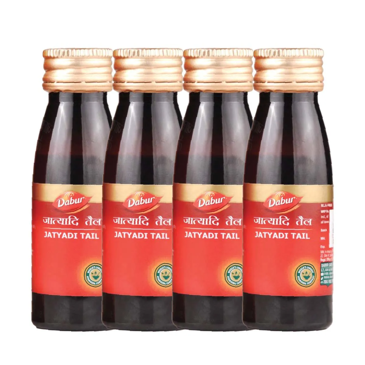 Dabur Jatyadi Tail 50ml, Pack of 4