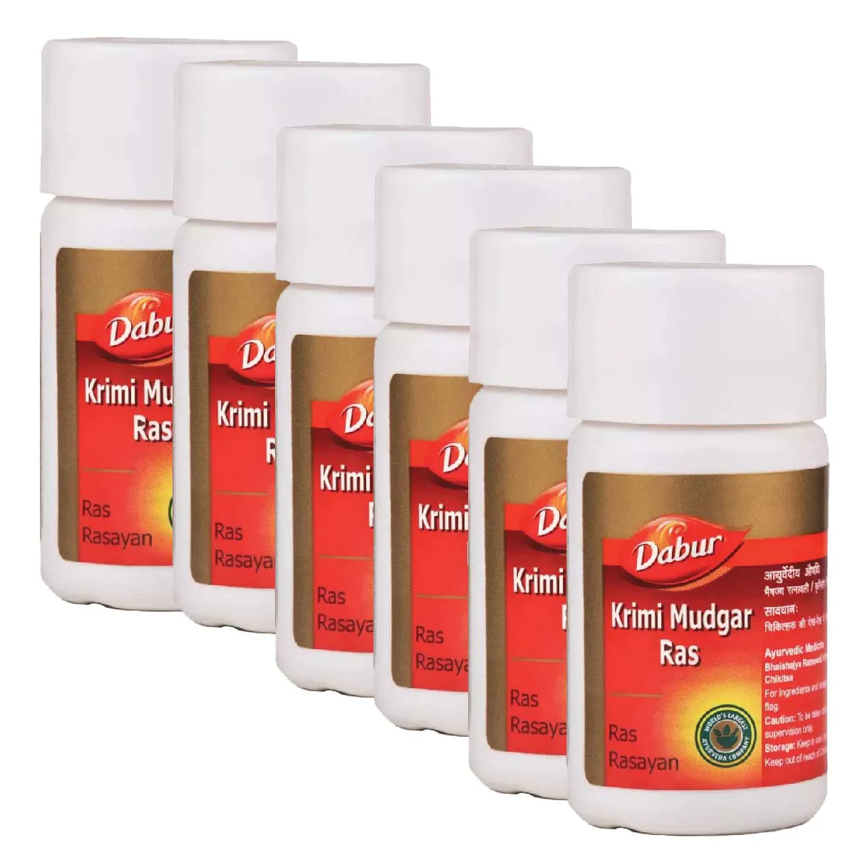 Dabur Krimi Mudgar Ras 40tab, Pack of 6