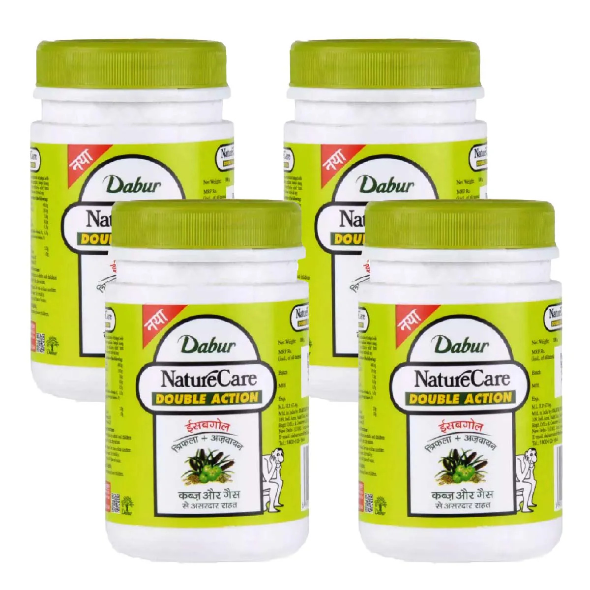 Dabur Nature Care Double Action 100g, Pack of 4