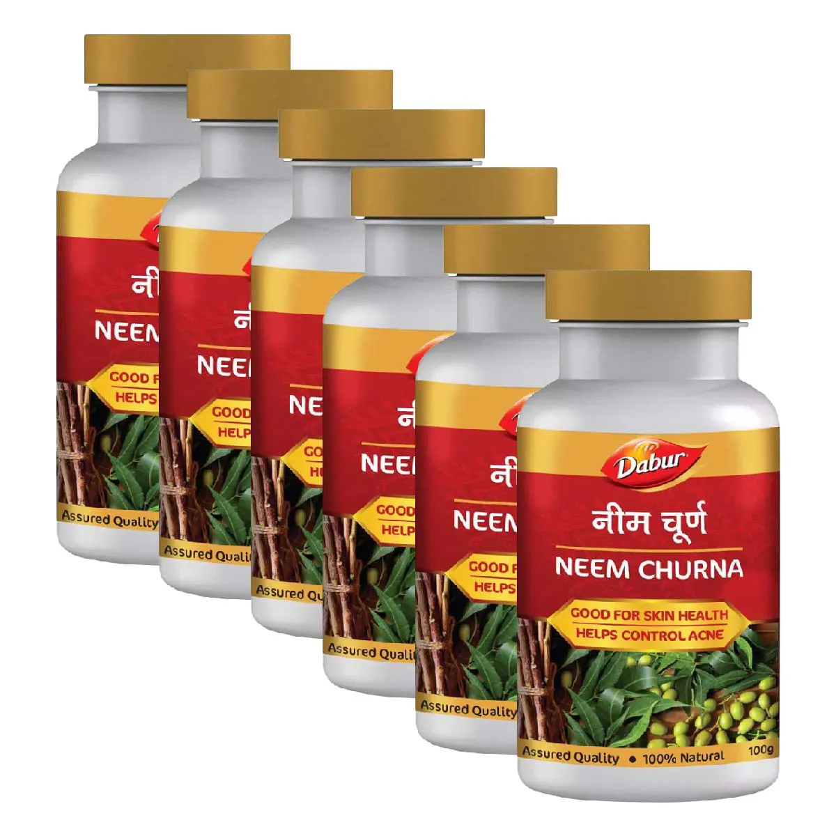 Dabur Neem Churna 100g, Pack of 6