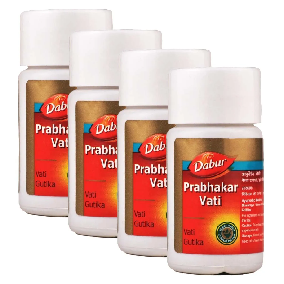 Dabur Prabhakar Vati 40tab, Pack of 4