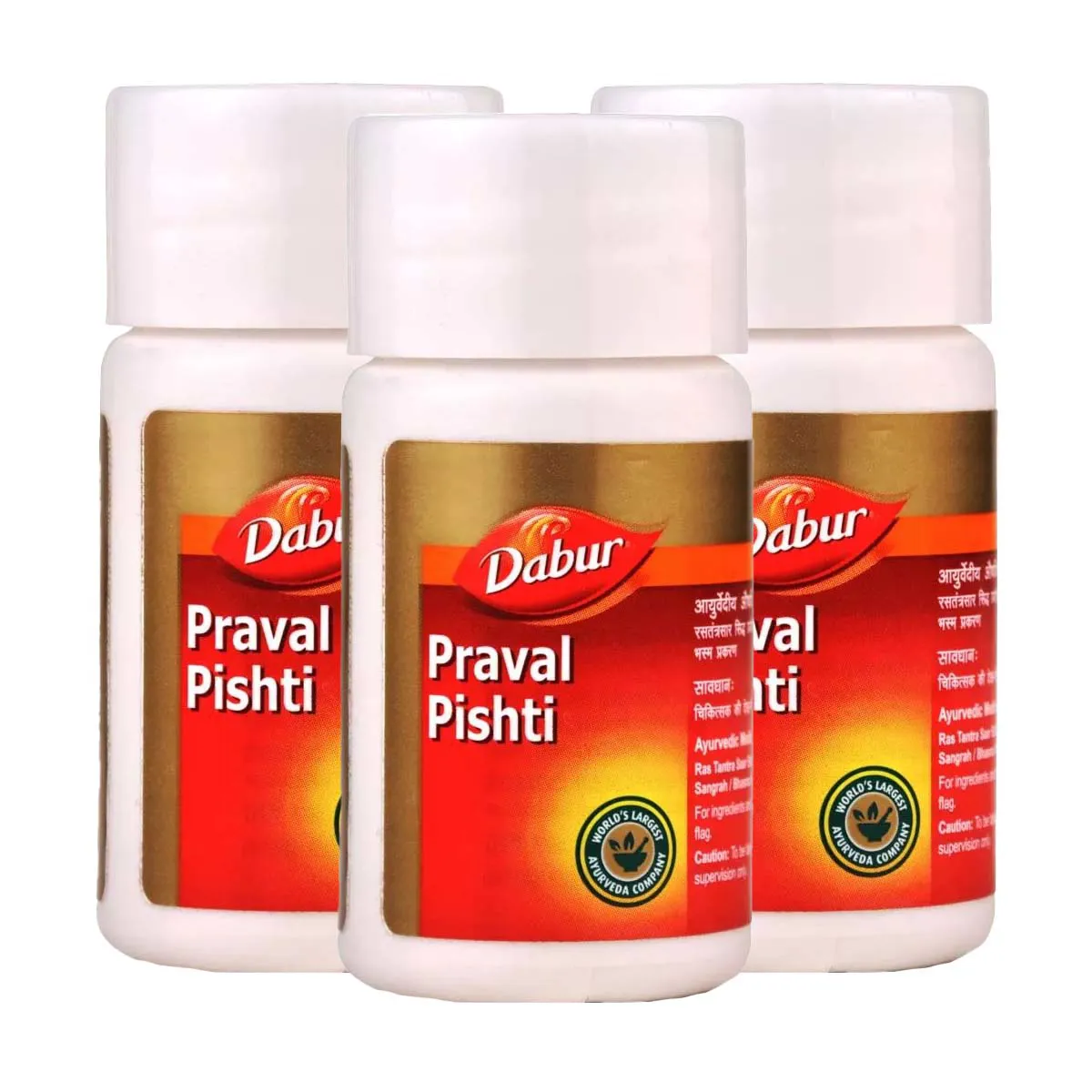 Dabur Praval Pishti 5g, Pack of 3
