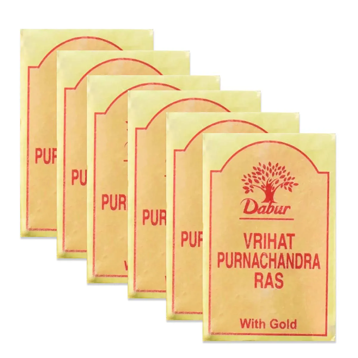 Dabur Purnachandra Ras 20tab, Pack of 6