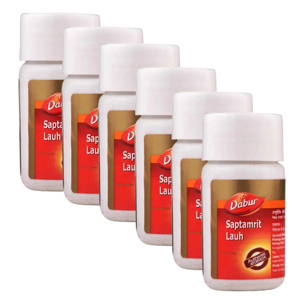 Dabur Saptamrit Lauh 40tab, Pack of 6