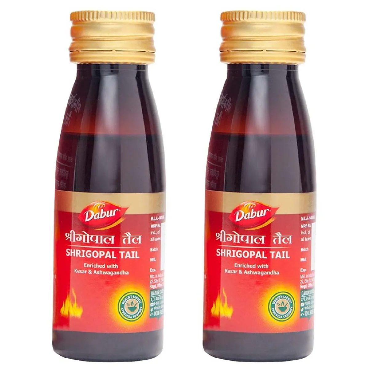 Dabur Shrigopal Tail 50ml, Pack of 2