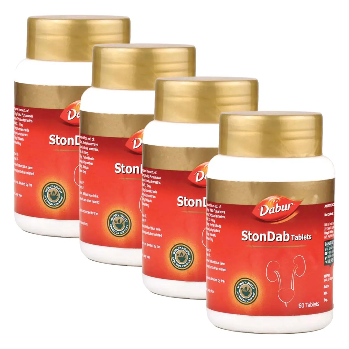 Dabur Stondab 60tab, Pack of 4