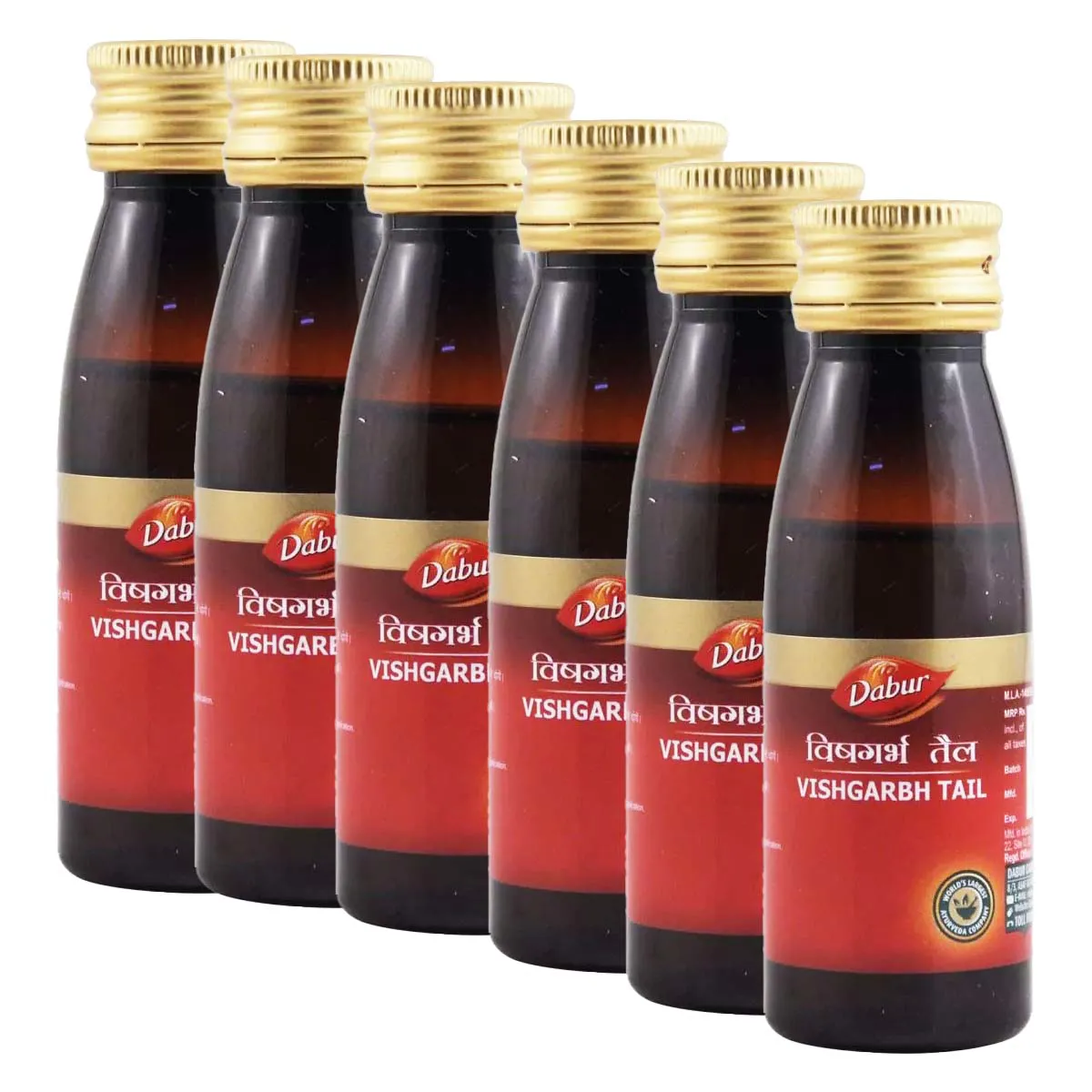 Dabur Vishgarbh Tail 50ml, Pack of 6