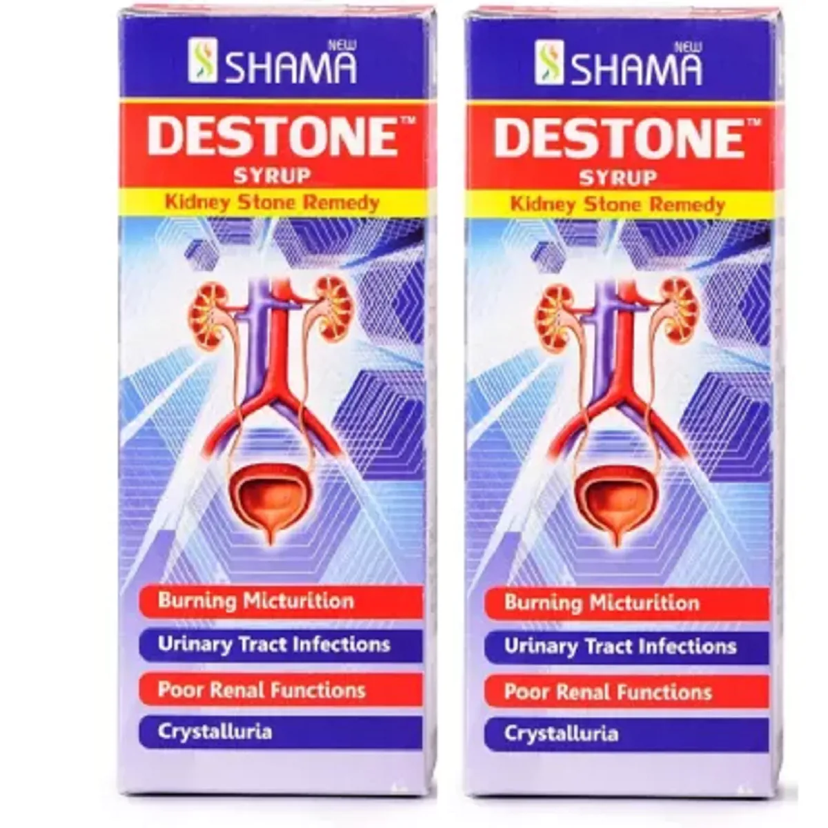 New Shama DeStone Syrup 200ml, Pack of 2