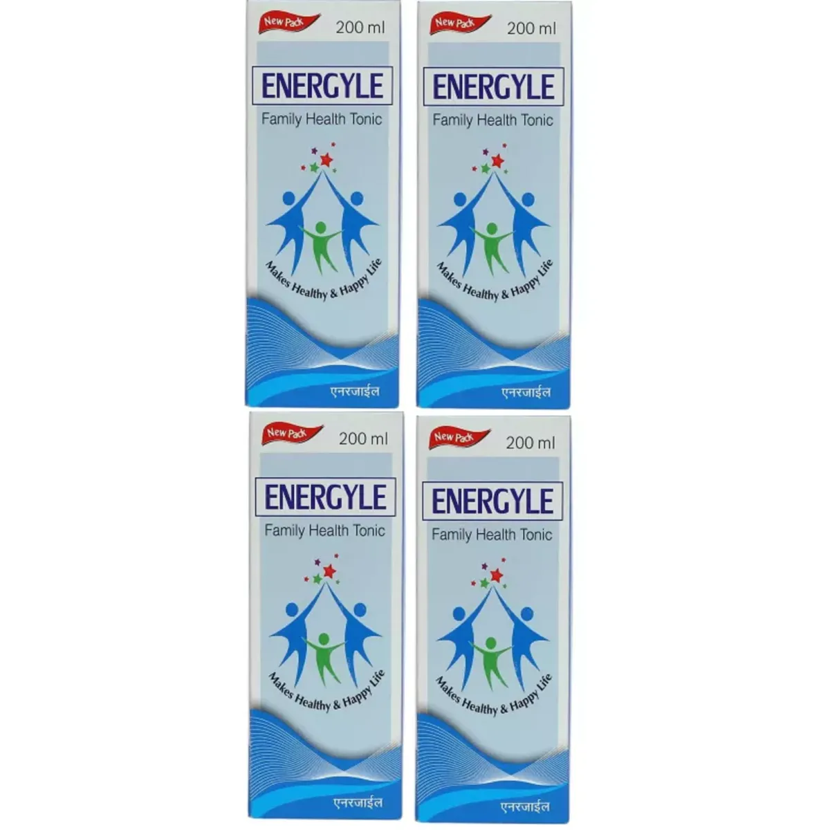 New Shama Energyle 200ml, Pack of 4