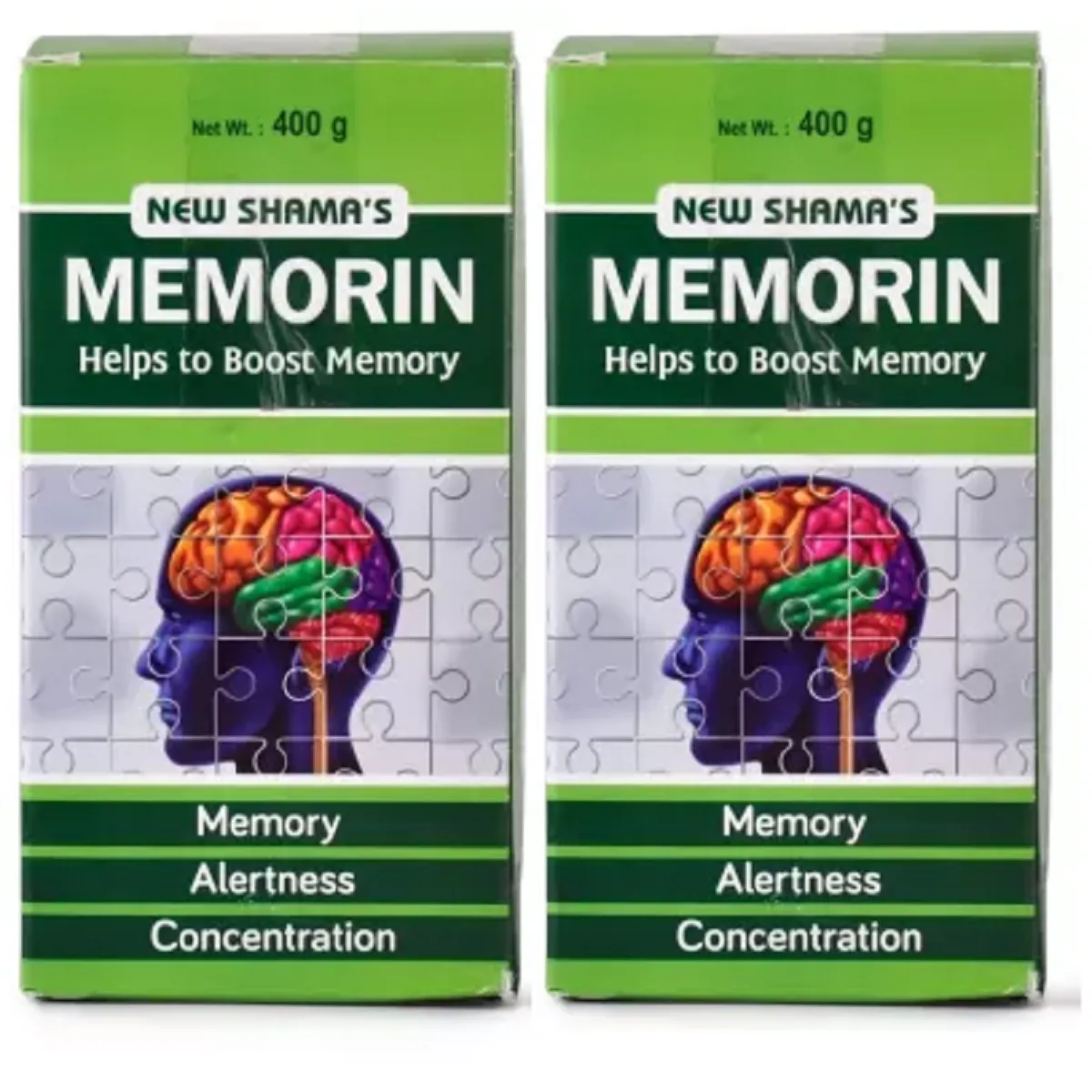 New Shama Memorin 400tab, Pack of 2