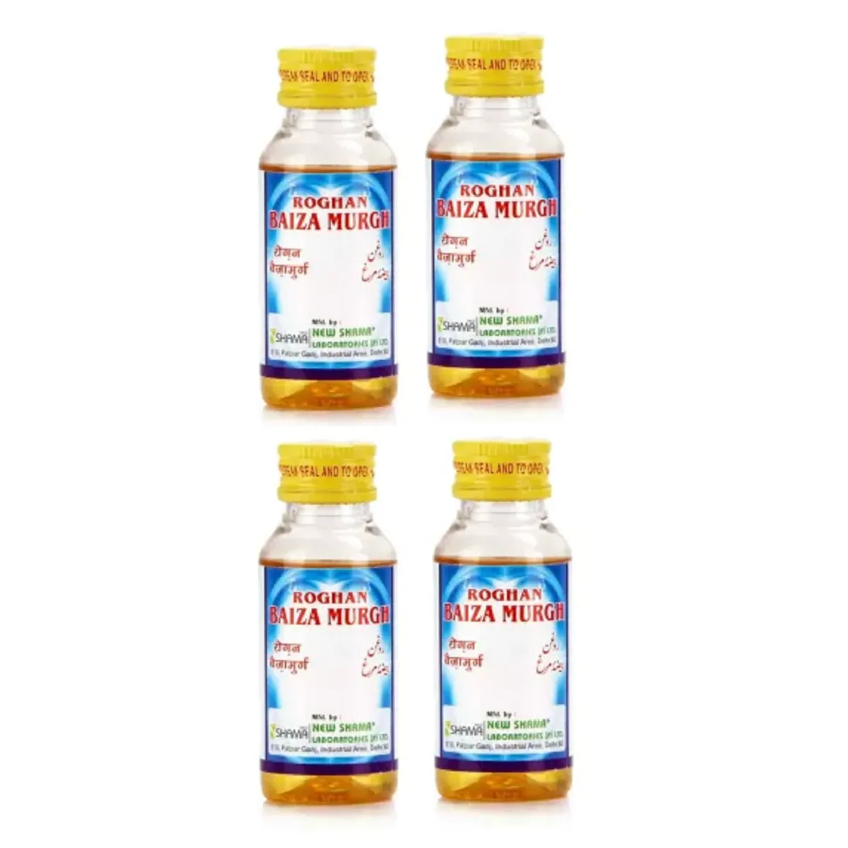 New Shama Rogan Baiza Murgh 30ml, Pack of 4