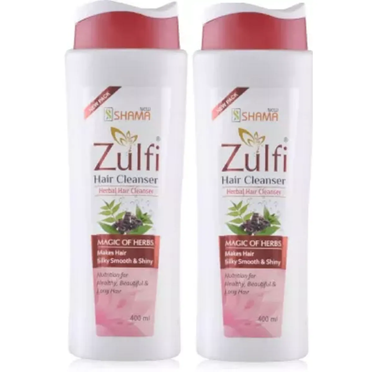 New Shama Zulfi Shampoo 400ml, Pack of 2