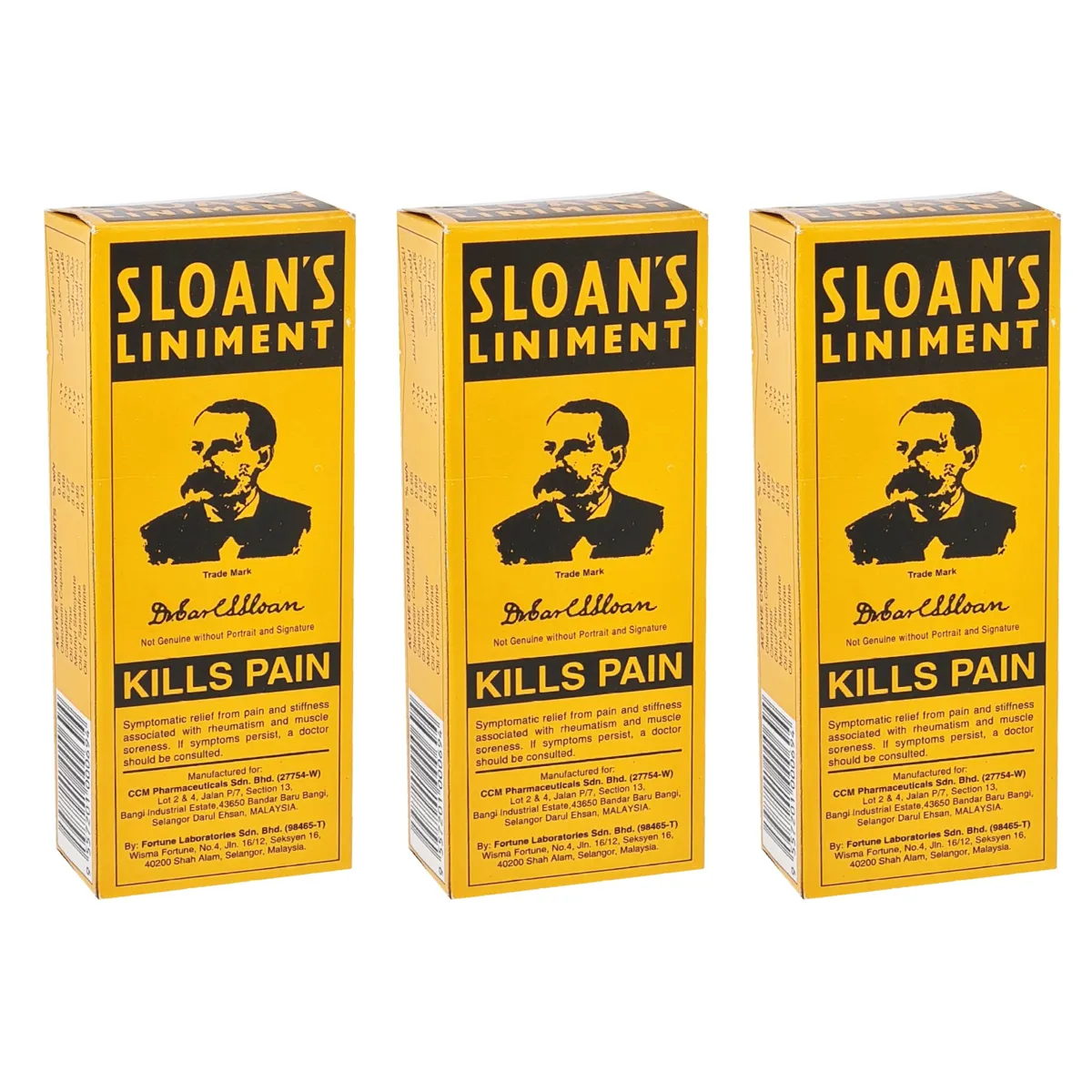 Sloans Kills Pain 70ml, Pack of 3
