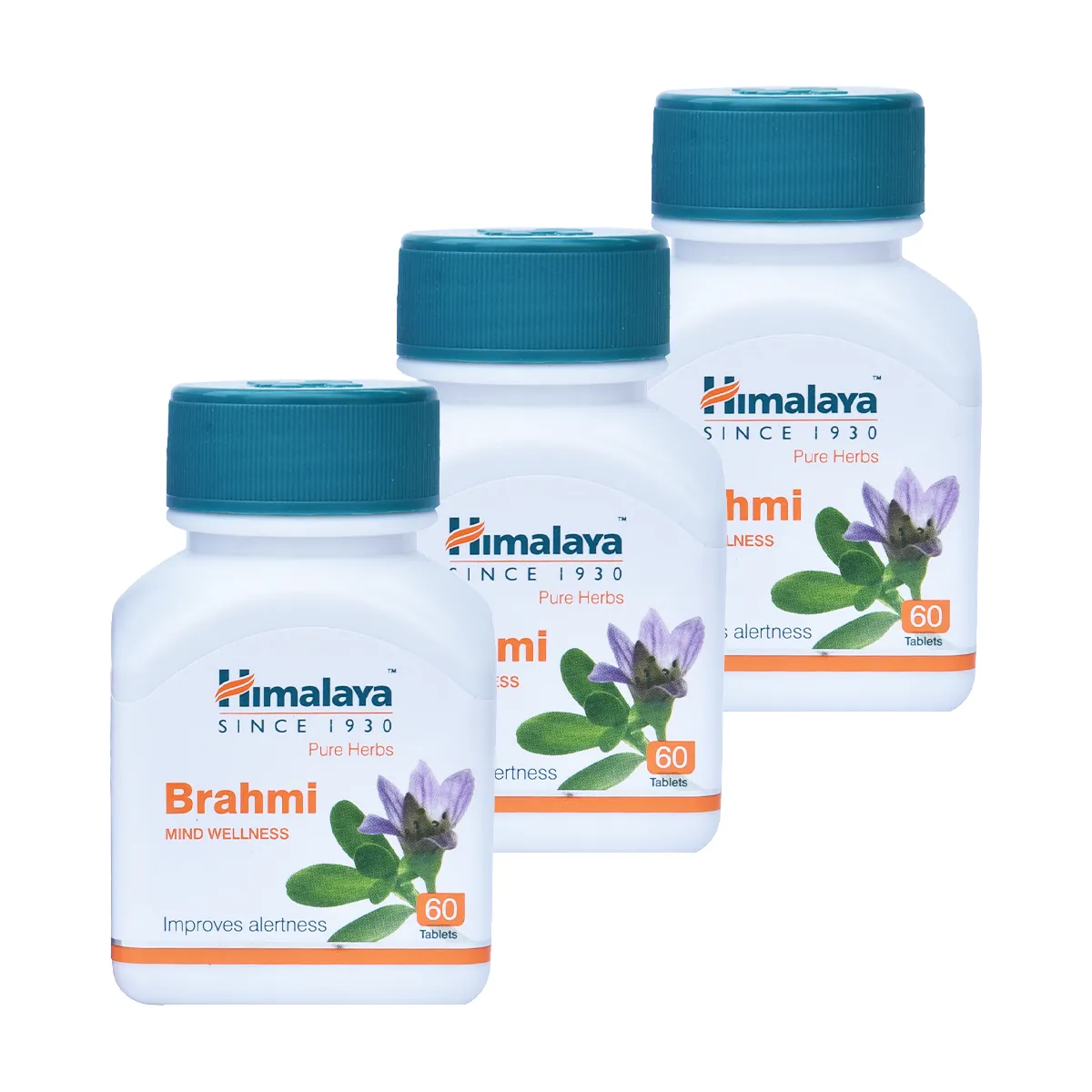 Himalaya Brahmi Tablet 60tab, Pack of 3
