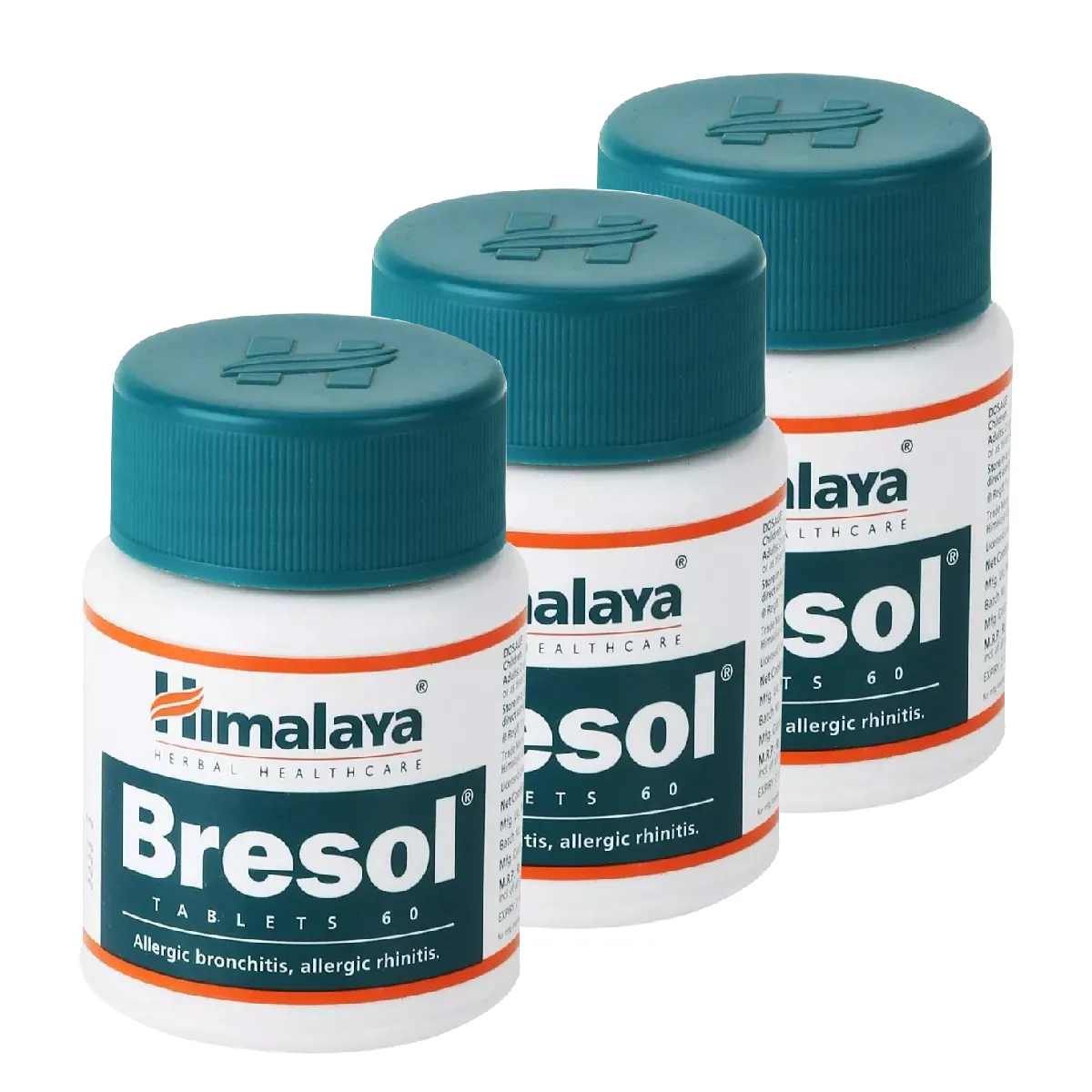 Himalaya Bresol Tablets 60tab, Pack of 3