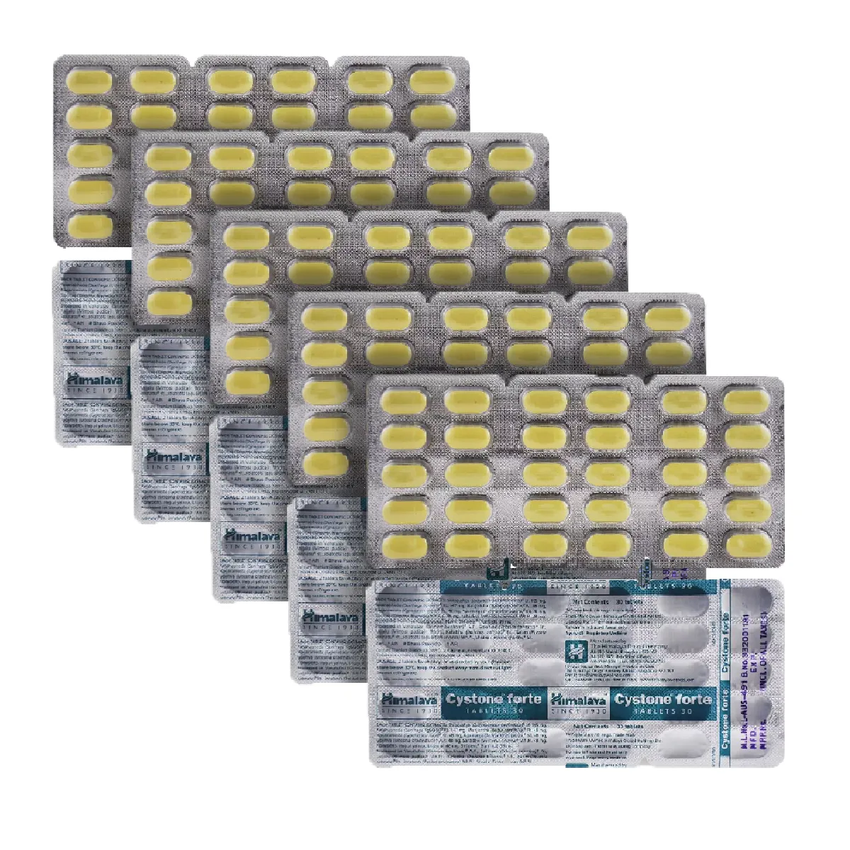 Himalaya Cystone Forte Tablets 30tab, Pack of 5