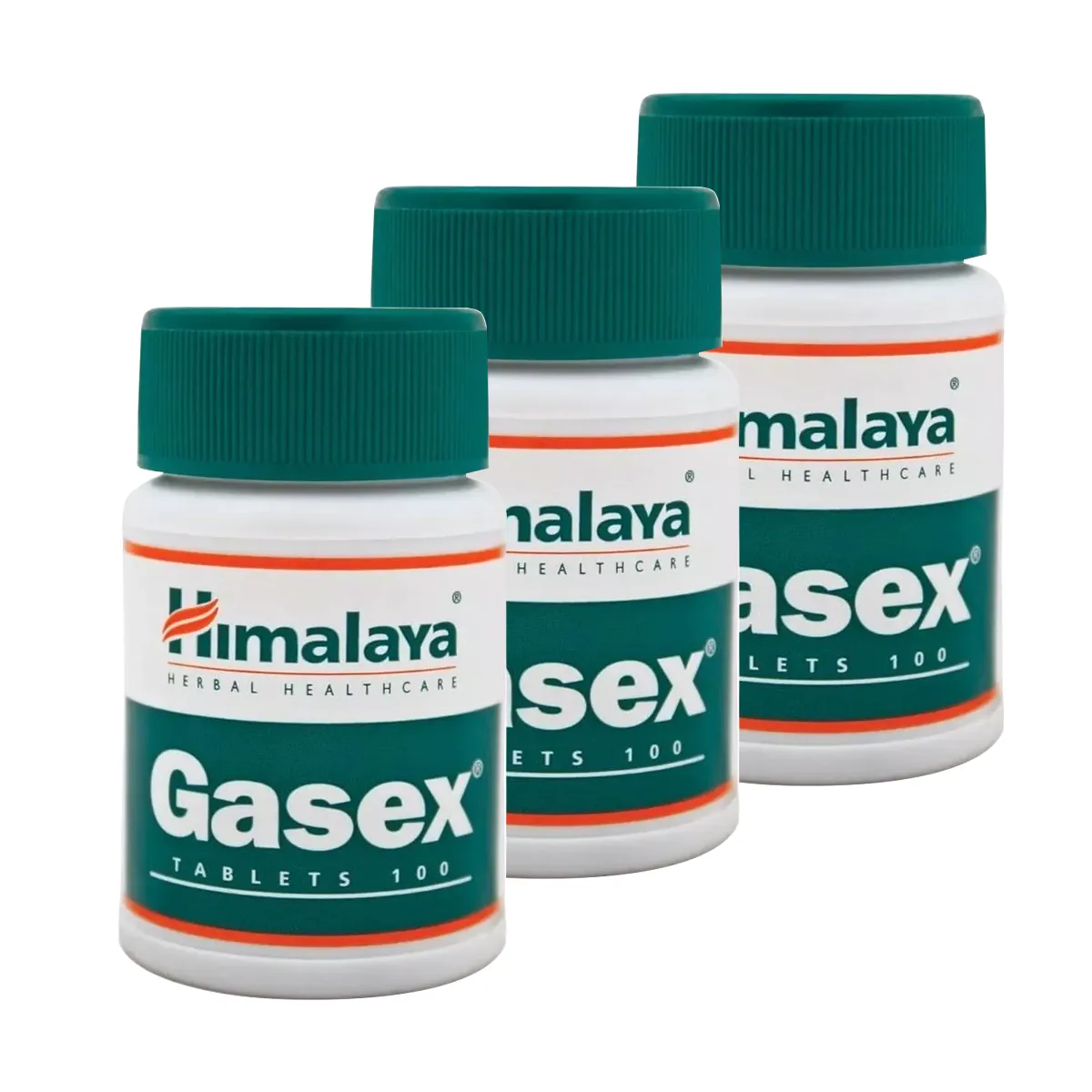 Himalaya Gasex Tablet 100tab, Pack of 3