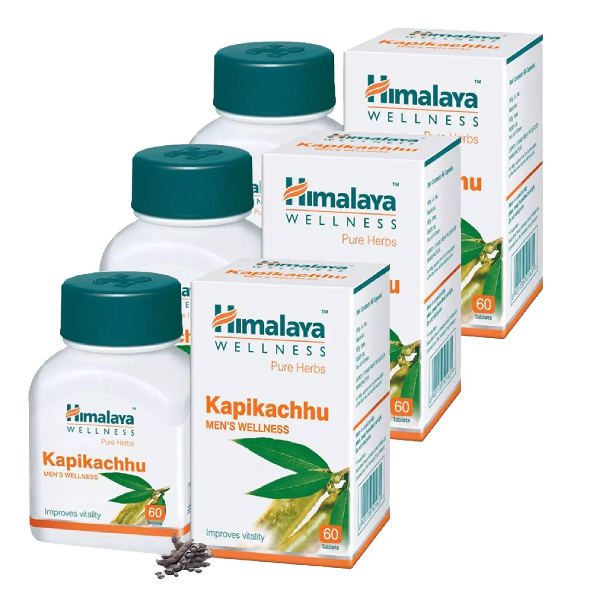Himalaya Kapikachhu 60tab, Pack of 3