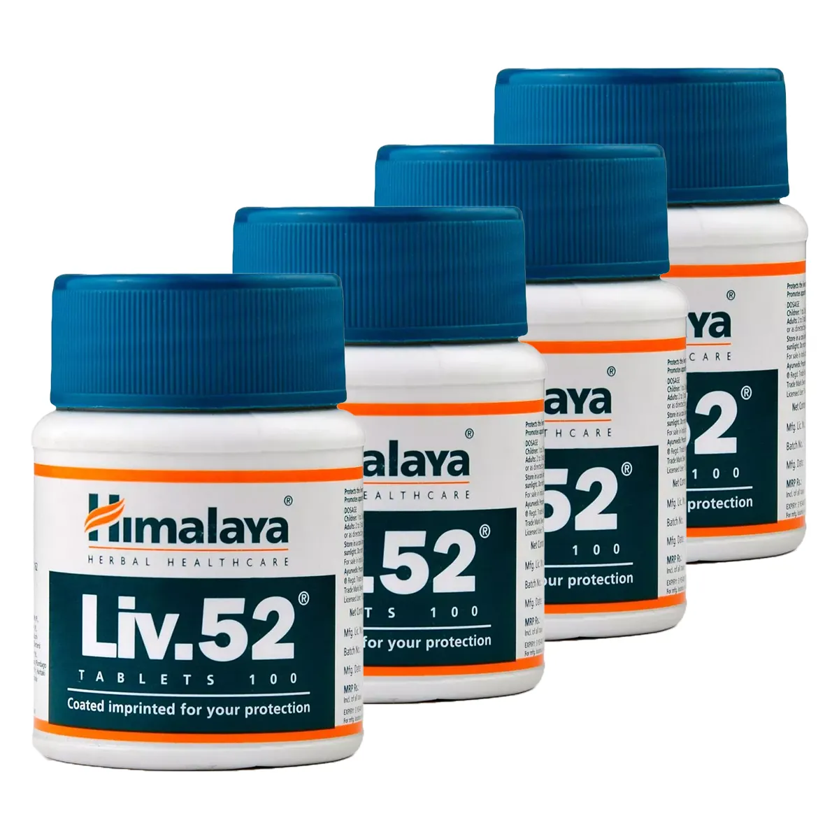 Himalaya Liv 52 Tablet 100tab, Pack of 4