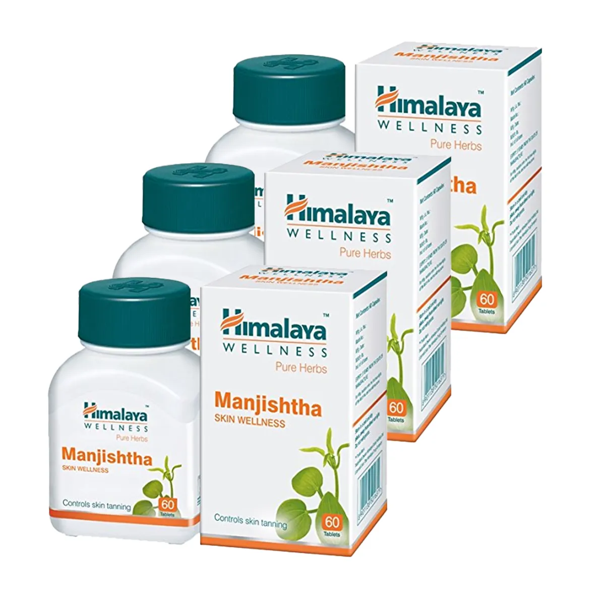 Himalaya Manjishta 60tab, Pack of 3