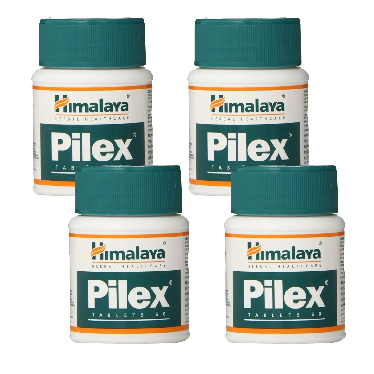 Himalaya Pilex Tablet 60tab, Pack of 4
