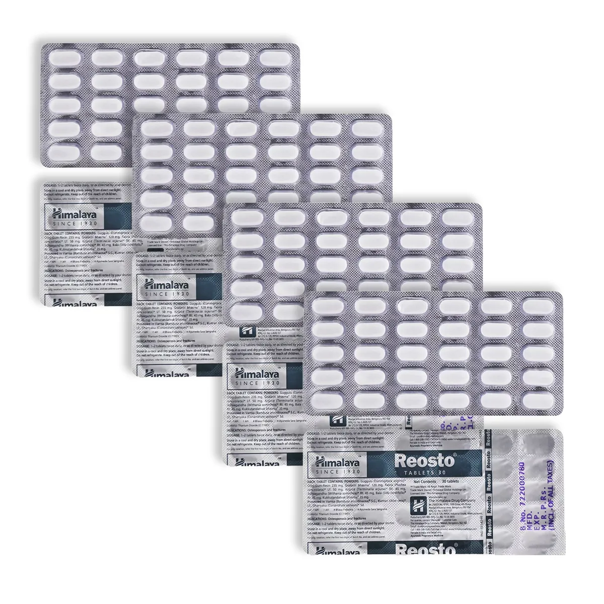Himalaya Reosto Tablet 30tab, Pack of 4