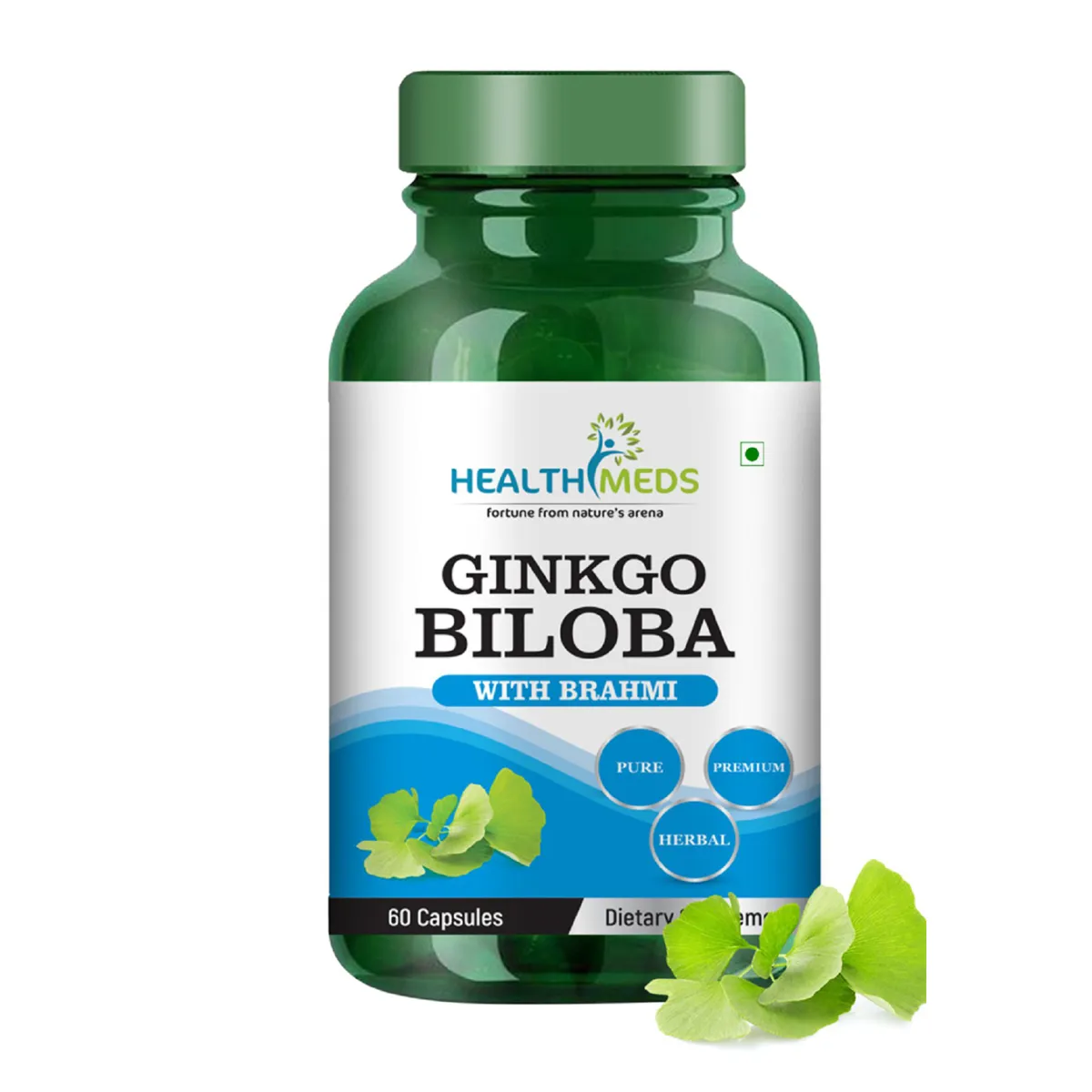 Healthmeds Ginkgo Biloba With Brahmi 60caps